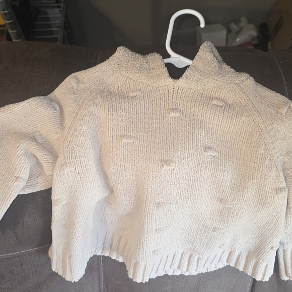 Cat & Jack Other - Girls Cat & Jack Cream Kids Sweater 4T